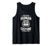 C'est Mon Costume Humain, Je suis Vraiment Un Loup drôle Débardeur