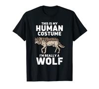 C'est mon costume humain Je suis vraiment un loup T-Shirt