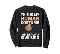 C'est Mon Costume Humain, Je suis Vraiment Un Oiseau Kiwi drôle Sweatshirt