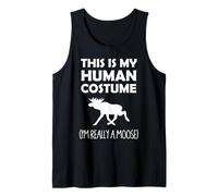 C'est mon costume humain Je suis vraiment un orignal Halloween Débardeur