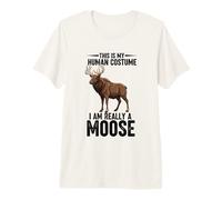 C'est Mon Costume Humain, Je suis Vraiment Un Orignal T-Shirt Haut de Gamme