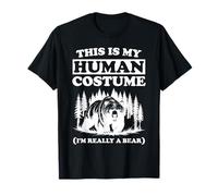 C'est Mon Costume Humain Je suis Vraiment Un Ours drôle pour Halloween T-Shirt