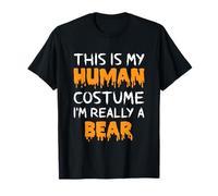C'est Mon Costume Humain, Je suis Vraiment Un Ours, Halloween drôle T-Shirt