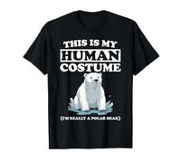 C'est Mon Costume Humain Je suis Vraiment Un Ours Polaire Halloween T-Shirt