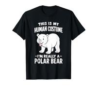 C'est Mon Costume Humain, Je suis Vraiment Un Ours Polaire T-Shirt Graphique avec Valeur