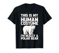 C'est Mon Costume Humain, Je suis Vraiment Un Ours Polaire T-Shirt Graphique avec Valeur