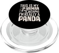 C'est Mon Costume Humain, Je suis Vraiment Un Panda PopSockets PopGrip pour MagSafe