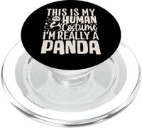 C'est Mon Costume Humain, Je suis Vraiment Un Panda PopSockets PopGrip pour MagSafe