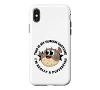 C'est Mon Costume Humain, Je suis Vraiment Un Poisson-Globe Coque pour iPhone X/XS