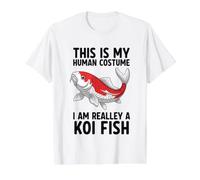 C'est Mon Costume Humain, Je suis Vraiment Un Poisson koï T-Shirt Graphique avec Valeur