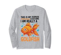 C'est Mon Costume Humain, Je suis Vraiment Un Poisson Rouge Manche Longue