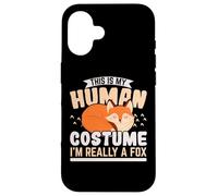 C'est Mon Costume Humain, Je suis Vraiment Un Renard Coque pour iPhone 16