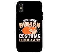 C'est Mon Costume Humain, Je suis Vraiment Un Renard Coque pour iPhone X/XS