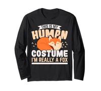 C'est Mon Costume Humain, Je suis Vraiment Un Renard Manche Longue