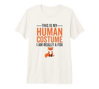 C'est Mon Costume Humain, Je suis Vraiment Un Renard pour Halloween T-Shirt Haut de Gamme