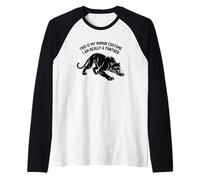 C'est Mon Costume Humain, Je suis Vraiment Une panthère Manche Raglan