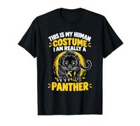C'est Mon Costume Humain, Je suis Vraiment Une panthère T-Shirt Graphique avec Valeur