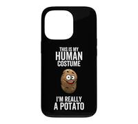C'est Mon Costume Humain, Je suis Vraiment Une patate, Halloween drôle Coque pour iPhone 13 Pro
