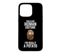 C'est Mon Costume Humain, Je suis Vraiment Une patate, Halloween drôle Coque pour iPhone 15 Pro Max