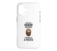 C'est Mon Costume Humain, Je suis Vraiment Une patate, Halloween drôle Coque pour iPhone 16