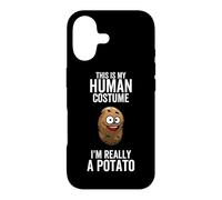 C'est Mon Costume Humain, Je suis Vraiment Une patate, Halloween drôle Coque pour iPhone 17