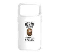C'est Mon Costume Humain, Je suis Vraiment Une patate, Halloween drôle Coque pour iPhone 17 Pro Max