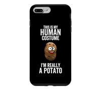 C'est Mon Costume Humain, Je suis Vraiment Une patate, Halloween drôle Coque pour iPhone 7 Plus/8 Plus