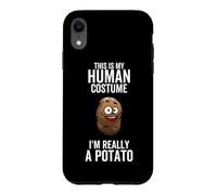 C'est Mon Costume Humain, Je suis Vraiment Une patate, Halloween drôle Coque pour iPhone XR