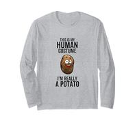 C'est Mon Costume Humain, Je suis Vraiment Une patate, Halloween drôle Manche Longue