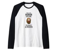 C'est Mon Costume Humain, Je suis Vraiment Une patate, Halloween drôle Manche Raglan