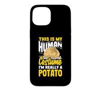C'est Mon Costume Humain, Je suis Vraiment Une patate pour Halloween Coque pour iPhone 15