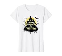 C'est Mon Costume. Je suis terrifiante. Halloween Effrayant T-Shirt, Femme, Blanc, XL