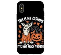 C'est Mon Costume, mais Pas Grand-Chose pour Halloween avec Un âne Coque pour iPhone X/XS