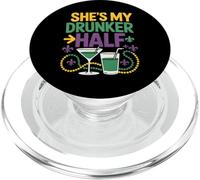 C'est Mon Couple de Half Mardi Gras Qui boit Le Plus PopSockets PopGrip pour MagSafe