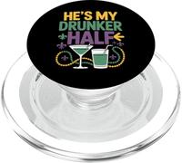 C'est Mon Couple de Half Mardi Gras Qui boit Le Plus PopSockets PopGrip pour MagSafe