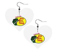C'est mon cul Bro arrêter la pêche en cuir boucles d'oreilles pour les femmes balancent boucle d'oreille goutte coeur pendentif avec crochet cadeaux pour fille adulte