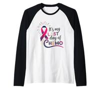 C'est Mon dernier Jour de Chimio Cancer survivant célébration Mignon Manche Raglan
