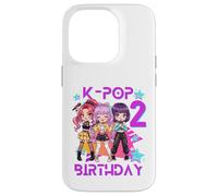 C'est Mon deuxième Anniversaire, Jolie Fille de deuxième Anniversaire, Chibi Kpop Coque pour iPhone 14 Pro