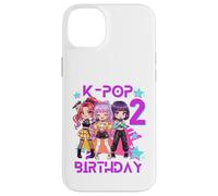 C'est Mon deuxième Anniversaire, Jolie Fille de deuxième Anniversaire, Chibi Kpop Coque pour iPhone 14 Plus