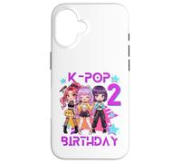 C'est Mon deuxième Anniversaire, Jolie Fille de deuxième Anniversaire, Chibi Kpop Coque pour iPhone 16