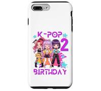 C'est Mon deuxième Anniversaire, Jolie Fille de deuxième Anniversaire, Chibi Kpop Coque pour iPhone 7 Plus/8 Plus