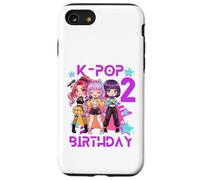 C'est Mon deuxième Anniversaire, Jolie Fille de deuxième Anniversaire, Chibi Kpop Coque pour iPhone SE (2020) / 7/8