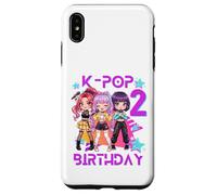 C'est Mon deuxième Anniversaire, Jolie Fille de deuxième Anniversaire, Chibi Kpop Coque pour iPhone XS Max