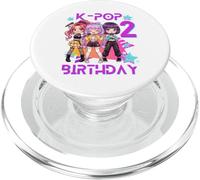 C'est Mon deuxième Anniversaire, Jolie Fille de deuxième Anniversaire, Chibi Kpop PopSockets PopGrip pour MagSafe