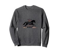 C'est Mon deuxième Cavalier expérimenté en rodéo Sweatshirt, Unisexe pour Adultes, Chiné Foncé, XL