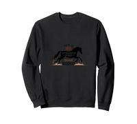 C'est Mon deuxième Cavalier expérimenté en rodéo Sweatshirt, Unisexe pour Adultes, Noir, S