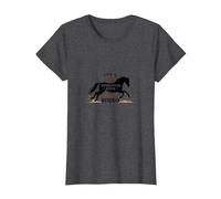 C'est Mon deuxième Cavalier expérimenté en rodéo T-Shirt, Femme, Chiné Foncé, XXL