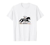 C'est Mon deuxième Cavalier expérimenté en rodéo T-Shirt, Homme, Blanc, L
