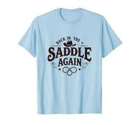 C'est Mon deuxième rodéo de Retour en Selle T-Shirt, Homme, Bleu Céleste, XXL
