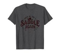 C'est Mon deuxième rodéo de Retour en Selle T-Shirt, Homme, Chiné Foncé, XL
